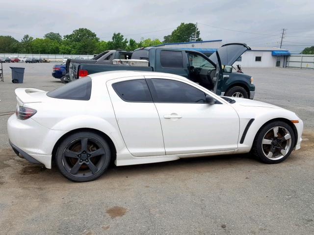 JM1FE17NX50157710 - 2005 MAZDA RX8 WHITE photo 9