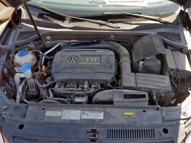 1VWBT7A31FC108567 - 2015 VOLKSWAGEN PASSAT SE BLUE photo 7