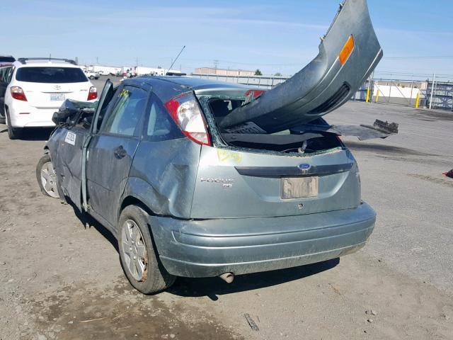 1FAFP37N36W158532 - 2006 FORD FOCUS ZX5 BLUE photo 3