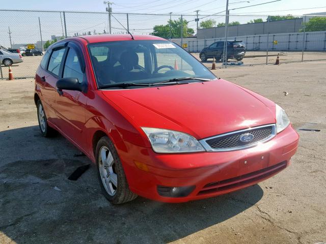 1FAHP37N77W344181 - 2007 FORD FOCUS ZX5 RED photo 1