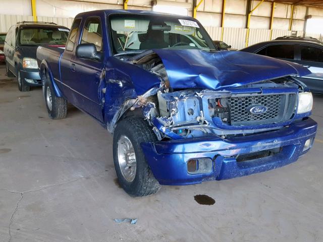 1FTYR14U64PA97889 - 2004 FORD RANGER SUP BLUE photo 1