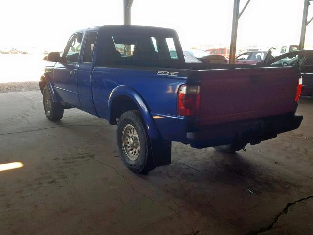 1FTYR14U64PA97889 - 2004 FORD RANGER SUP BLUE photo 3