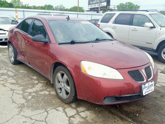 1G2ZH57N084295298 - 2008 PONTIAC G6 GT RED photo 1