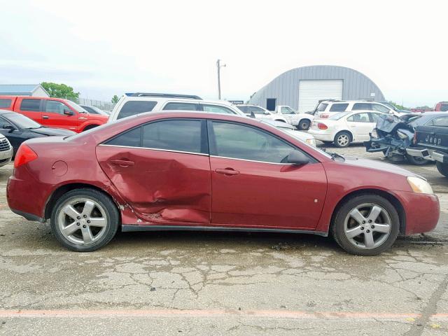 1G2ZH57N084295298 - 2008 PONTIAC G6 GT RED photo 9