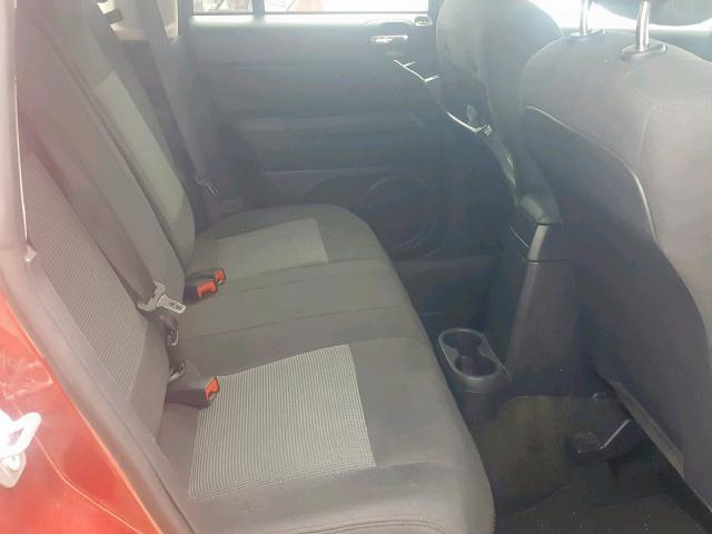 1C4NJDBB7GD757201 - 2016 JEEP COMPASS SP წითელი ფოტო 6