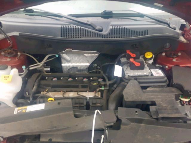 1C4NJDBB7GD757201 - 2016 JEEP COMPASS SP წითელი ფოტო 7