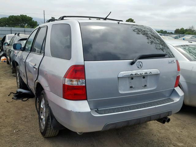 2HNYD18662H538796 - 2002 ACURA MDX TOURIN SILVER photo 3