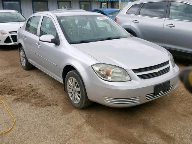 1G1AT58H397245617 - 2009 CHEVROLET COBALT LT SILVER photo 1