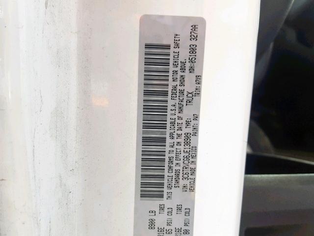 3C6TRVCG6JE138909 - 2018 RAM PROMASTER 白色 照片 10