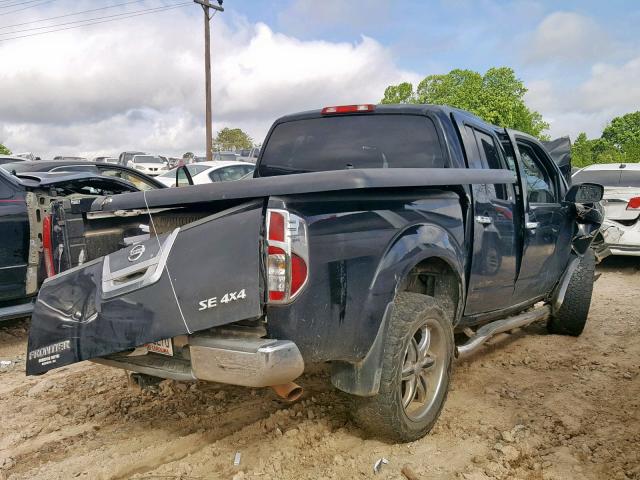 1N6AD07W56C450377 - 2006 NISSAN FRONTIER C BLACK photo 4