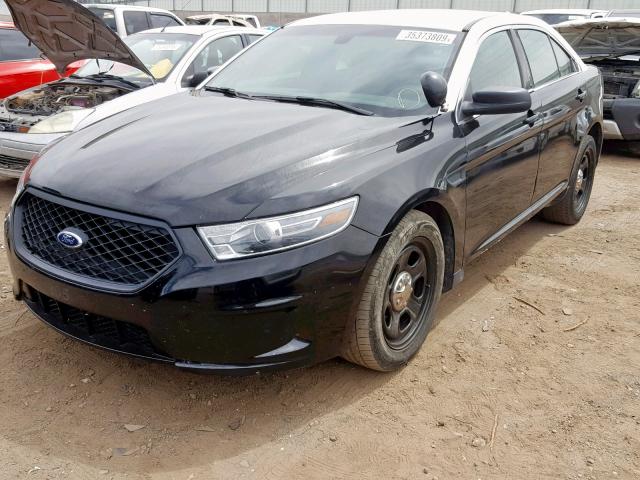 1FAHP2L89GG141944 - 2016 FORD TAURUS POL BLACK photo 2