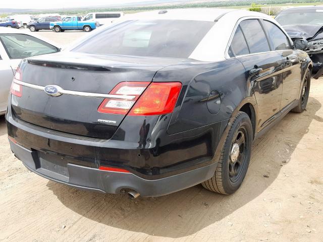 1FAHP2L89GG141944 - 2016 FORD TAURUS POL BLACK photo 4