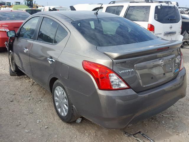 3N1CN7AP1FL901797 - 2015 NISSAN VERSA S  photo 3