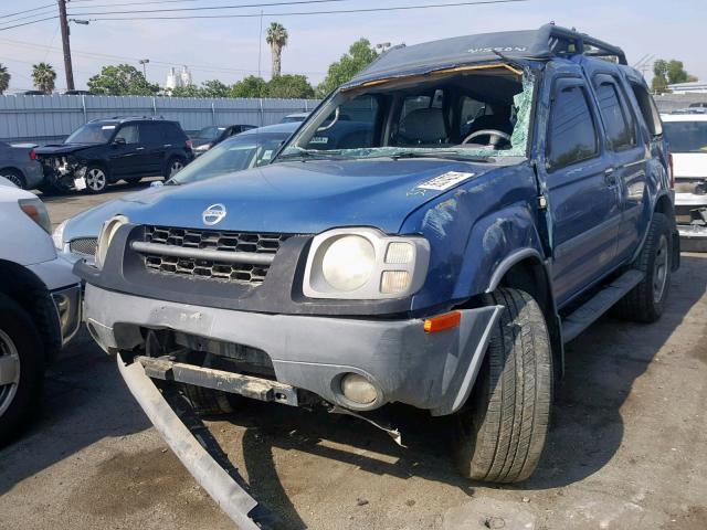 5N1ED28Y64C644926 - 2004 NISSAN XTERRA XE BLUE photo 2