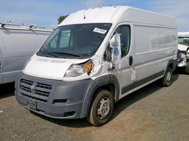 3C6URVHD4EE127609 - 2014 RAM PROMASTER WHITE photo 2