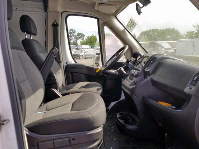 3C6URVHD4EE127609 - 2014 RAM PROMASTER WHITE photo 5