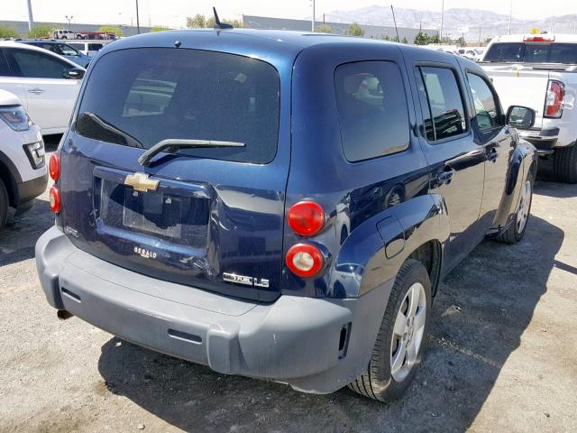 3GNCA13B59S582963 - 2009 CHEVROLET HHR LS ლურჯი ფოტო 4
