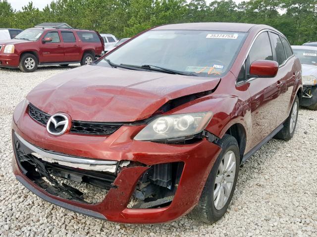 JM3ER2B59B0370003 - 2011 MAZDA CX-7 BURGUNDY photo 2