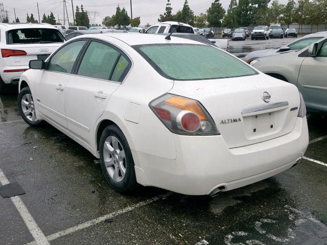 1N4CL21E89C138879 - 2009 NISSAN ALTIMA HYB WHITE photo 3