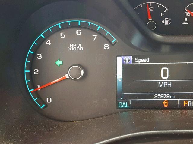 1GCHSCE30G1361136 - 2016 CHEVROLET COLORADO L BLACK photo 8