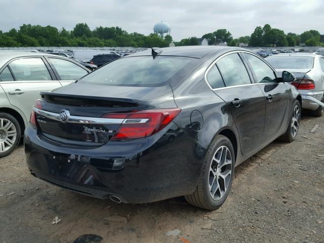 2G4GL5EX4H9187703 - 2017 BUICK REGAL SPOR BLACK photo 4