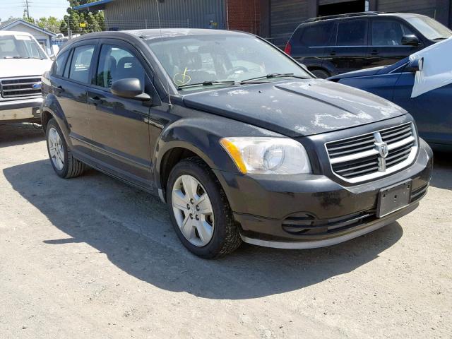 1B3HB48C57D339165 - 2007 DODGE CALIBER SX BLACK photo 1