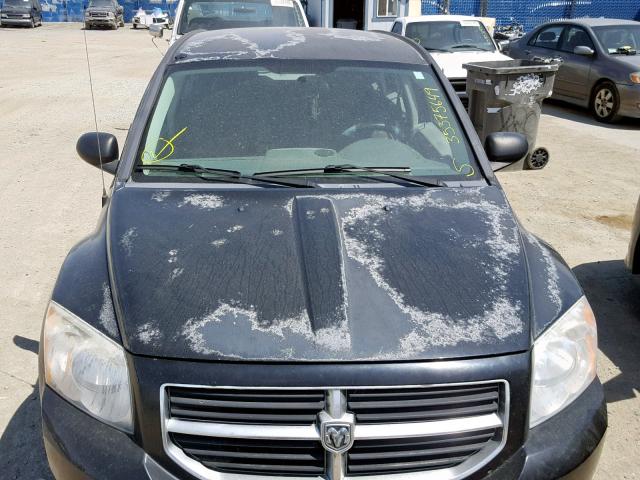 1B3HB48C57D339165 - 2007 DODGE CALIBER SX BLACK photo 9