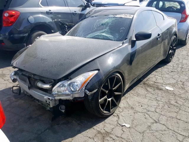 JNKCV64E69M604521 - 2009 INFINITI G37 BASE BLACK photo 2