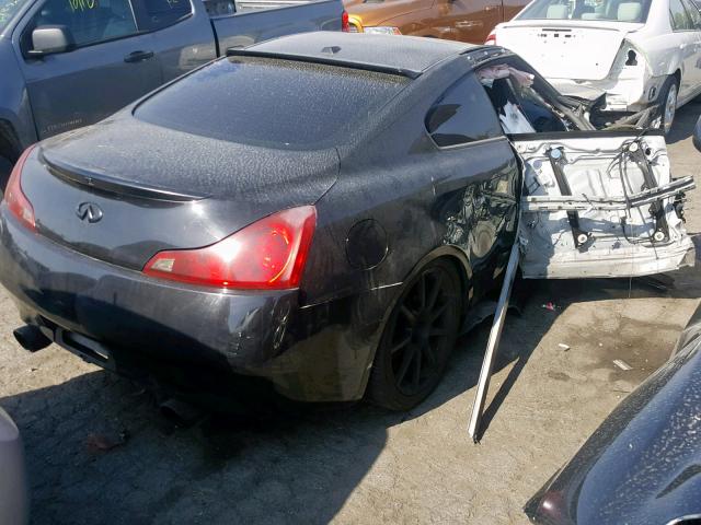 JNKCV64E69M604521 - 2009 INFINITI G37 BASE BLACK photo 4