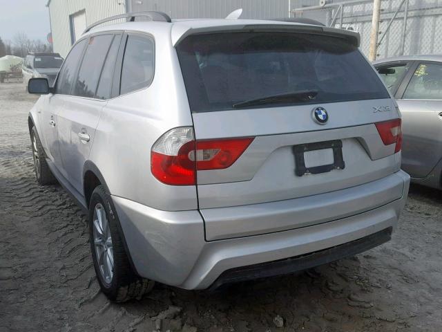 WBXPA93426WD25033 - 2006 BMW X3 3.0I SILVER photo 3