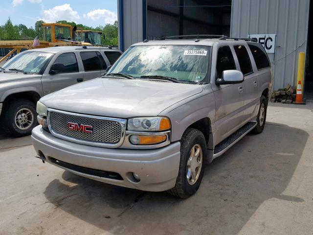 1GKFK66U44J111088 - 2004 GMC YUKON XL D SILVER photo 2