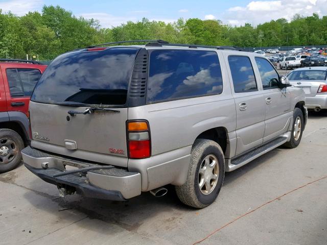 1GKFK66U44J111088 - 2004 GMC YUKON XL D SILVER photo 4