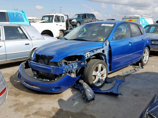 JM1BK343661516164 - 2006 MAZDA 3 HATCHBAC BLUE photo 2