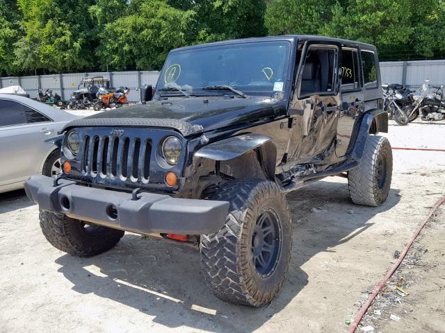 1J8GA59107L145805 - 2007 JEEP WRANGLER S BLUE photo 2