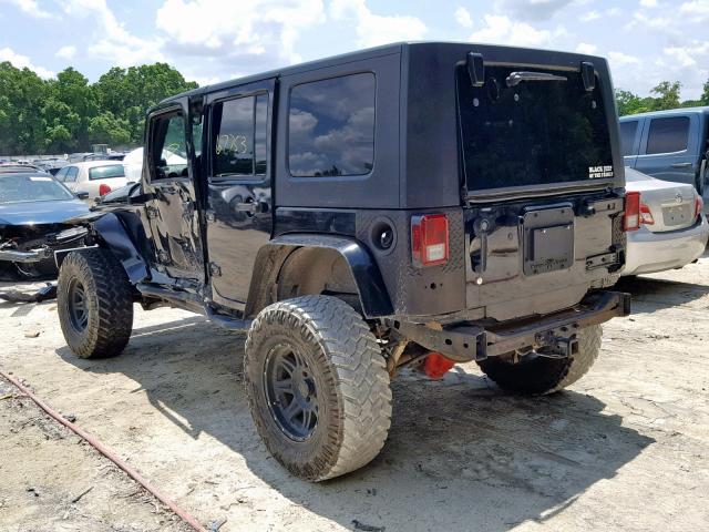 1J8GA59107L145805 - 2007 JEEP WRANGLER S BLUE photo 3