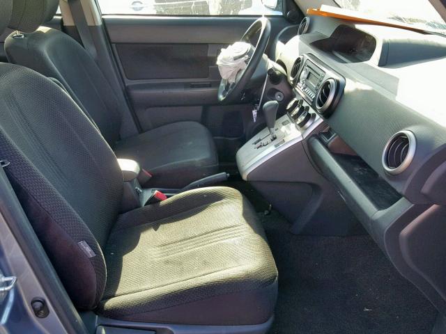 JTLZE4FE3A1103920 - 2010 TOYOTA SCION XB 银色 照片 5