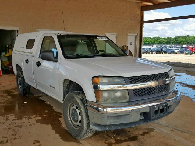 1GBDS146258251809 - 2005 CHEVROLET COLORADO WHITE photo 1