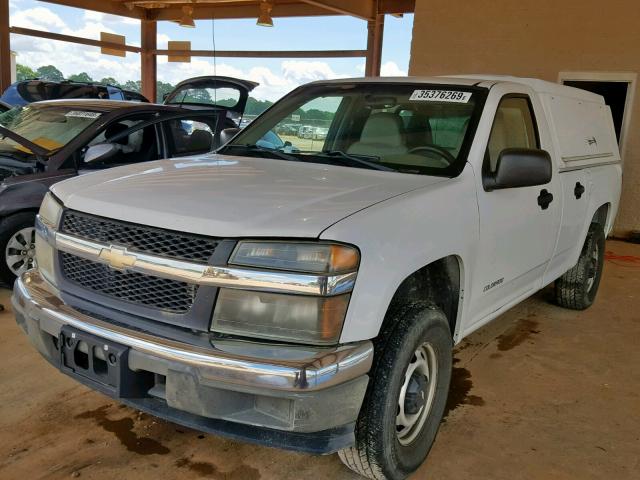 1GBDS146258251809 - 2005 CHEVROLET COLORADO WHITE photo 2