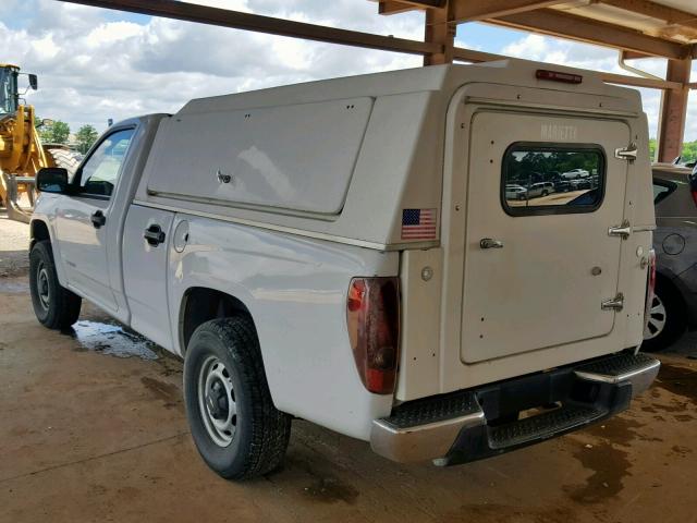 1GBDS146258251809 - 2005 CHEVROLET COLORADO WHITE photo 3