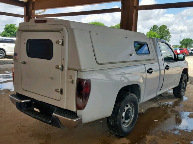 1GBDS146258251809 - 2005 CHEVROLET COLORADO WHITE photo 4