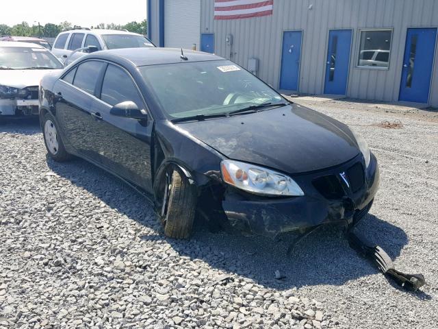 1G2ZF57B084160110 - 2008 PONTIAC G6 VALUE L BLACK photo 1