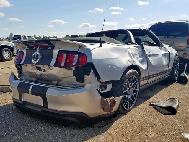 1ZVBP8KS9C5250407 - 2012 FORD MUSTANG SH WHITE photo 4