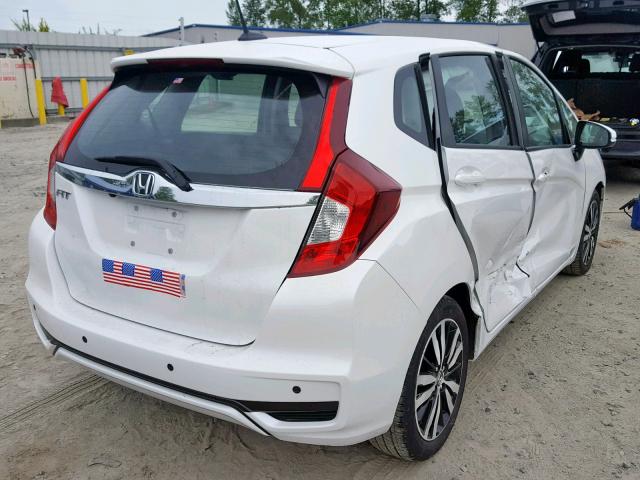 3HGGK5H82JM731237 - 2018 HONDA FIT EX WHITE photo 4