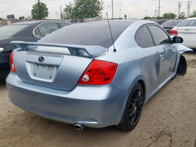 JTKDE177670162553 - 2007 SCION TC BLUE photo 4