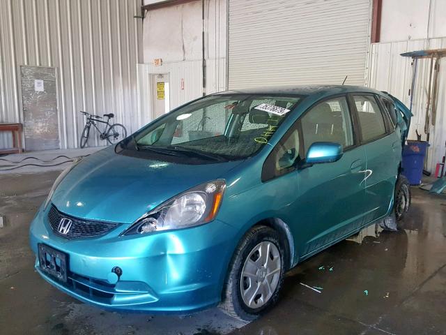 JHMGE8H39CC024957 - 2012 HONDA FIT BLUE photo 2