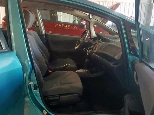 JHMGE8H39CC024957 - 2012 HONDA FIT BLUE photo 5