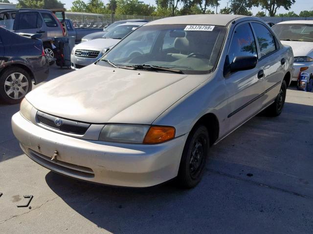 JM1BC1410V0161075 - 1997 MAZDA PROTEGE DX TAN photo 2