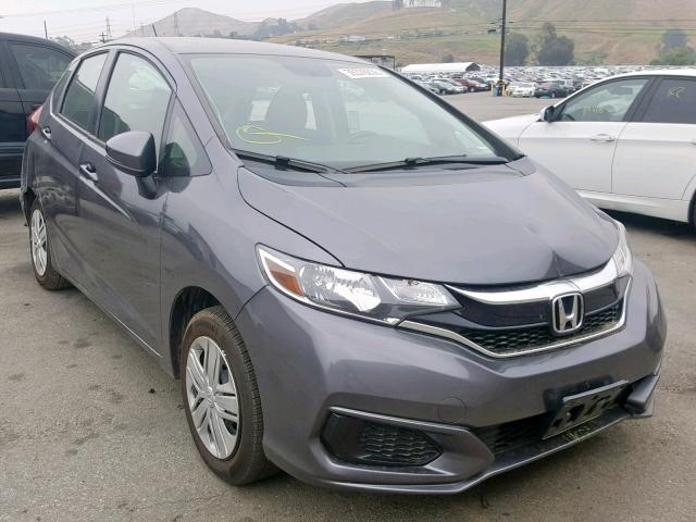 3HGGK5H43KM701811 - 2019 HONDA FIT LX GRAY photo 1