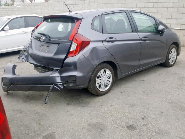 3HGGK5H43KM701811 - 2019 HONDA FIT LX GRAY photo 4