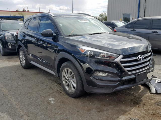 KM8J33A4XJU615434 - 2018 HYUNDAI TUCSON SEL BLACK photo 1